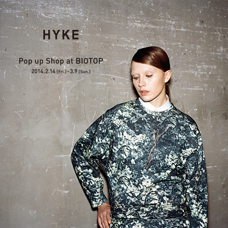 HYKE Pop up Shop at BIOTOP