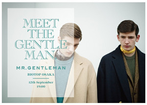 MR.GENTLEMAN Pop-up Shop "MEET THE GENTLEMAN"