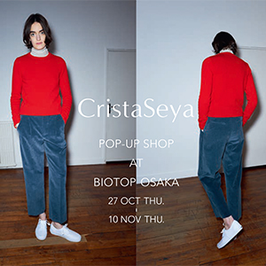 CristaSeya POP-UP SHOP AT BIOTOP OSAKA