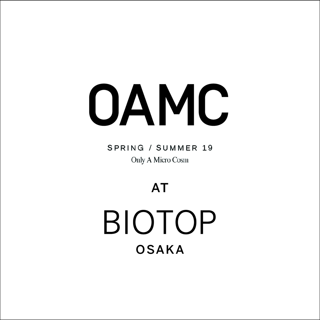 OAMC POP-UP SHOP AT BIOTOP