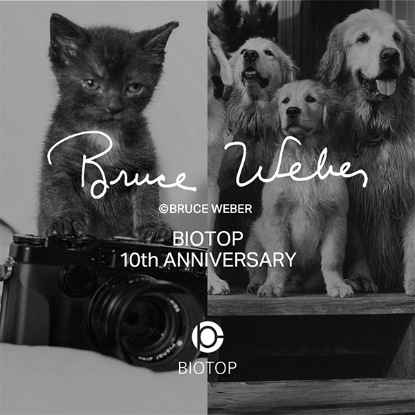BIOTOP 10th Anniversary Collaboration：Bruce Weber Photo T-shirts NEW RELEASE