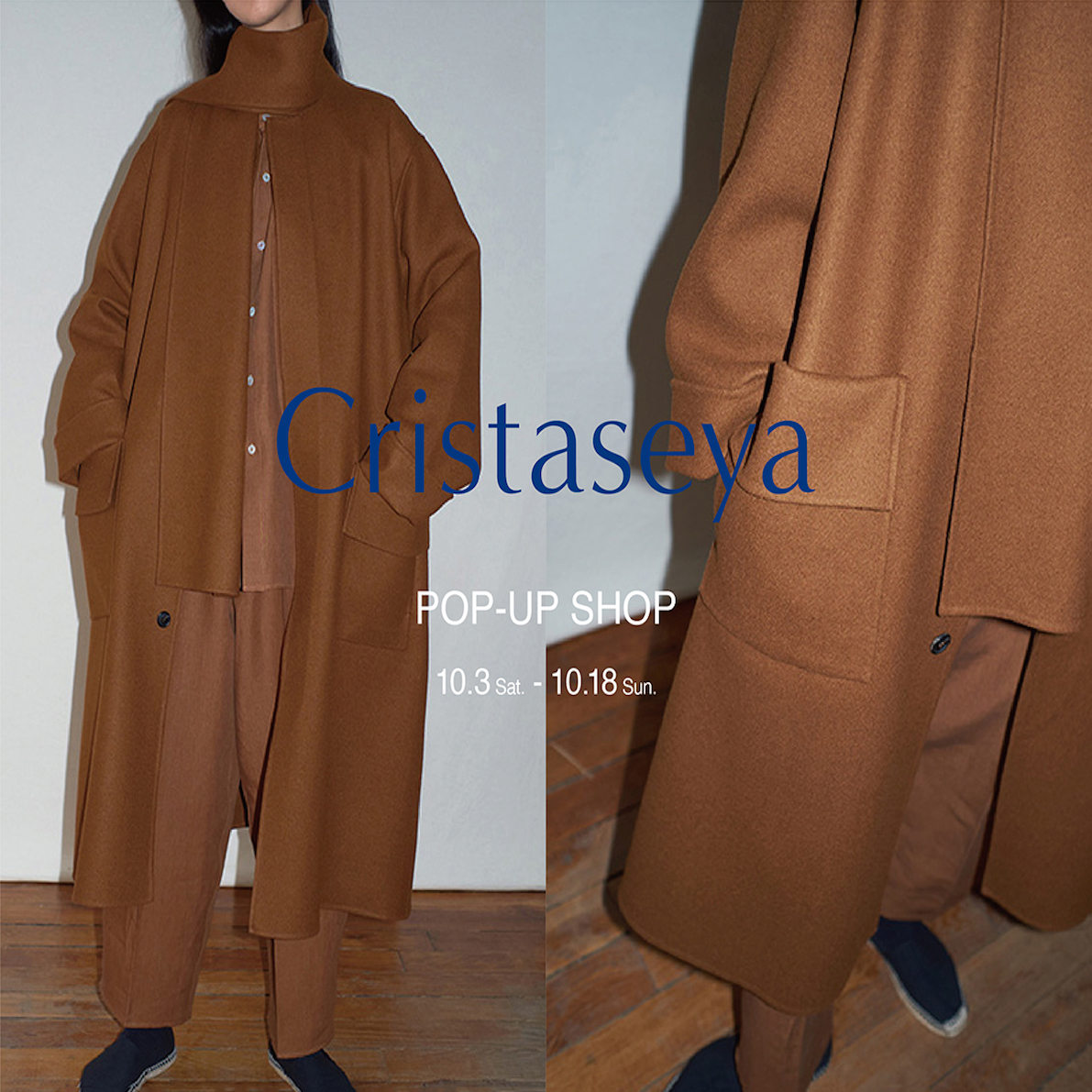 Cristaseya POP-UP SHOP AT BIOTOP FUKUOKA