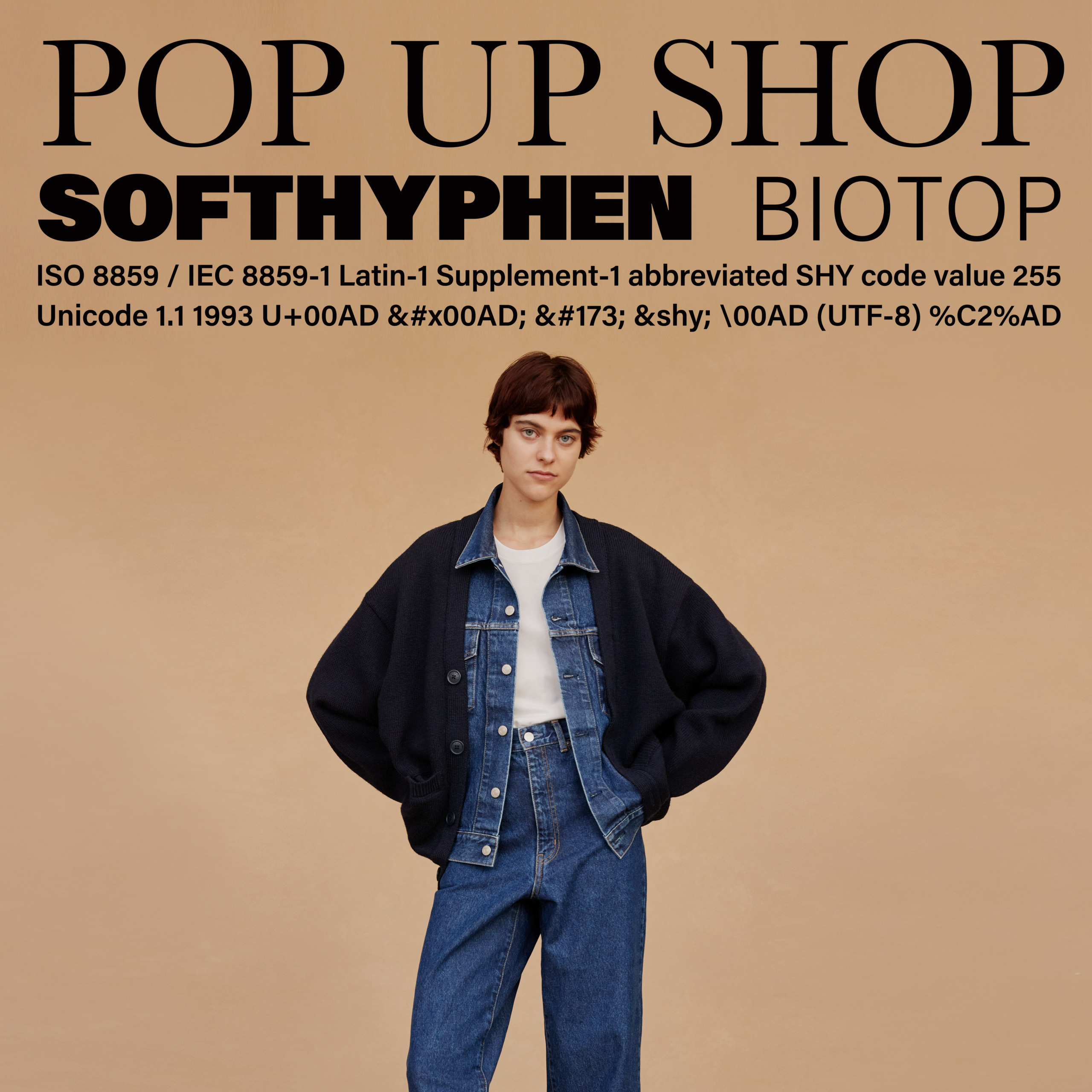 SOFTHYPHEN POP-UP SHOP AT BIOTOP FUKUOKA