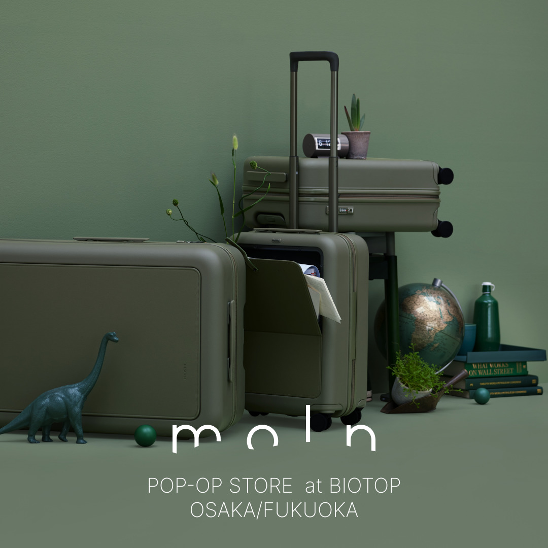 moln POP-UP STORE at BIOTOP OSAKA / FUKUOKA