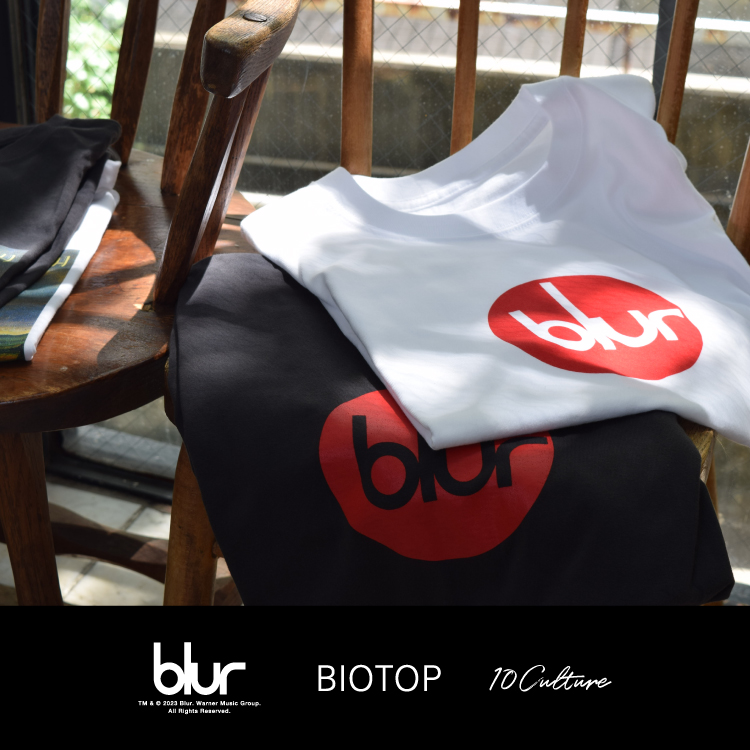 Blur × BIOTOP × 10Culture コラボレーションTシャツ予約開始 | TOPICS