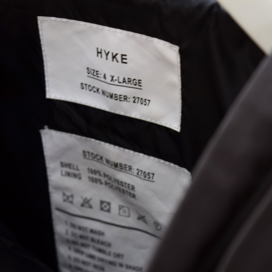 HYKE BIOTOP TASLAN FIELD PARKA ブラック 4 | nate-hospital.com