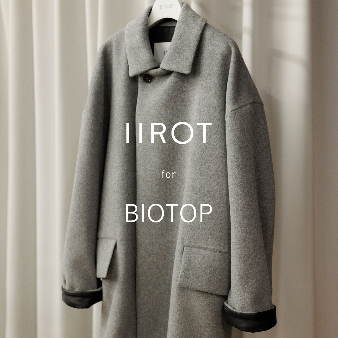 IIROT for BIOTOP  Stand fall coller coat