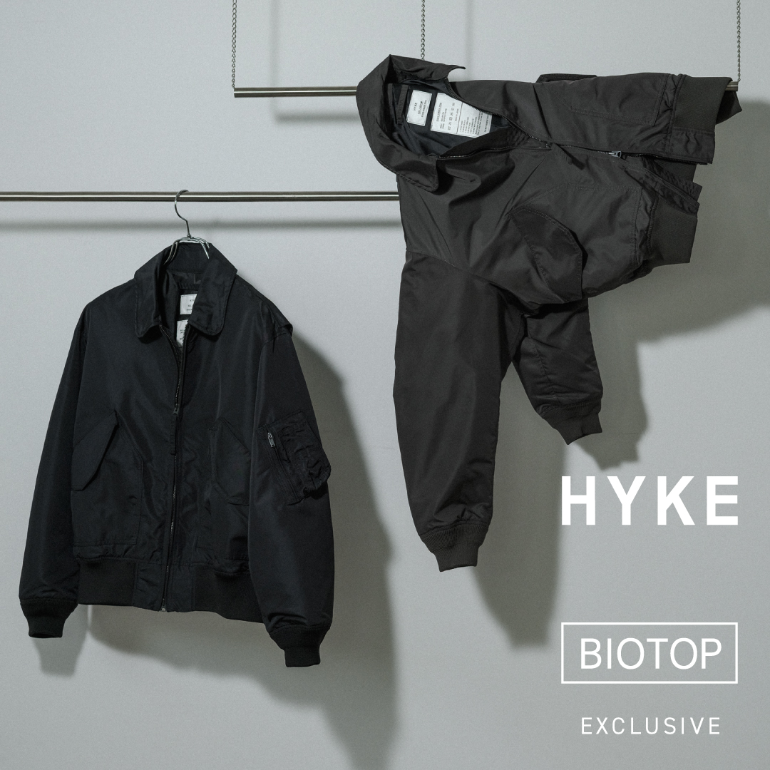 HYKE for BIOTOP 26SS | TYPE CWU-45/P JACKET