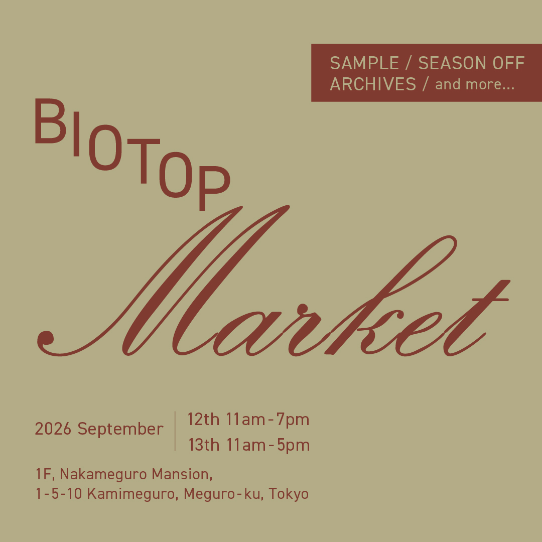 BIOTOP MARKET 開催のお知らせ